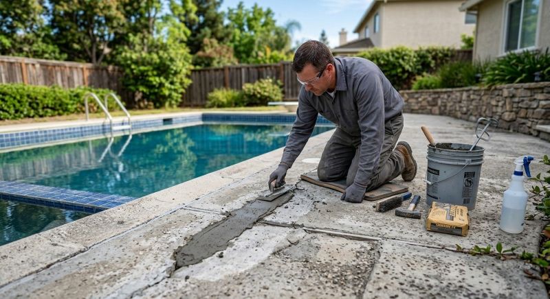 Concrete Pool Deck Replacement Service