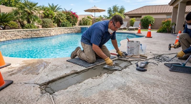 Concrete Pool Deck Replacement Service