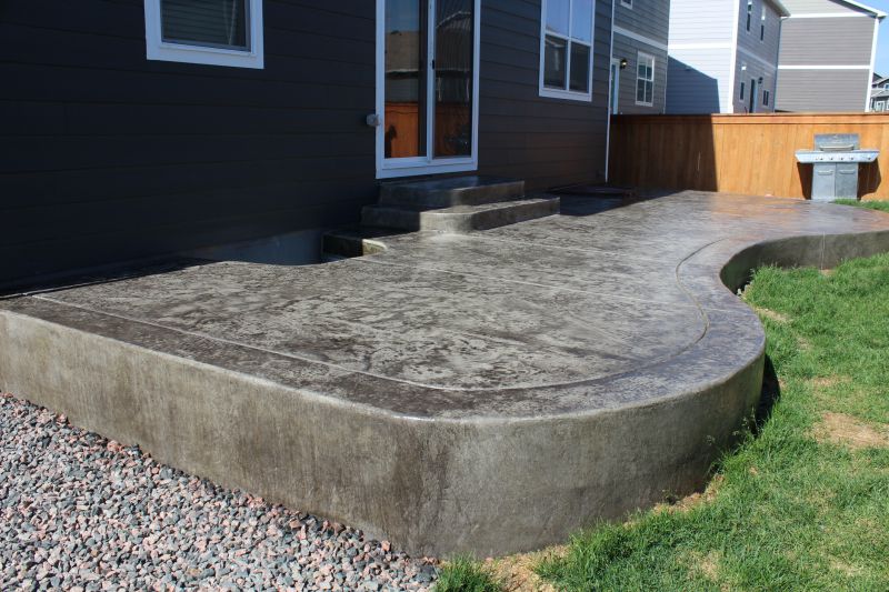 Decorative Finish Options For Concrete Patios And Decks
